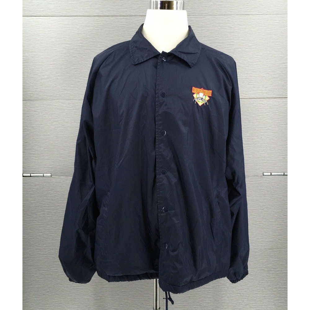 Cooperstown Dreams‎ Park Baseball Navy Jacket Nylon Snap Button Men's Size: XXL